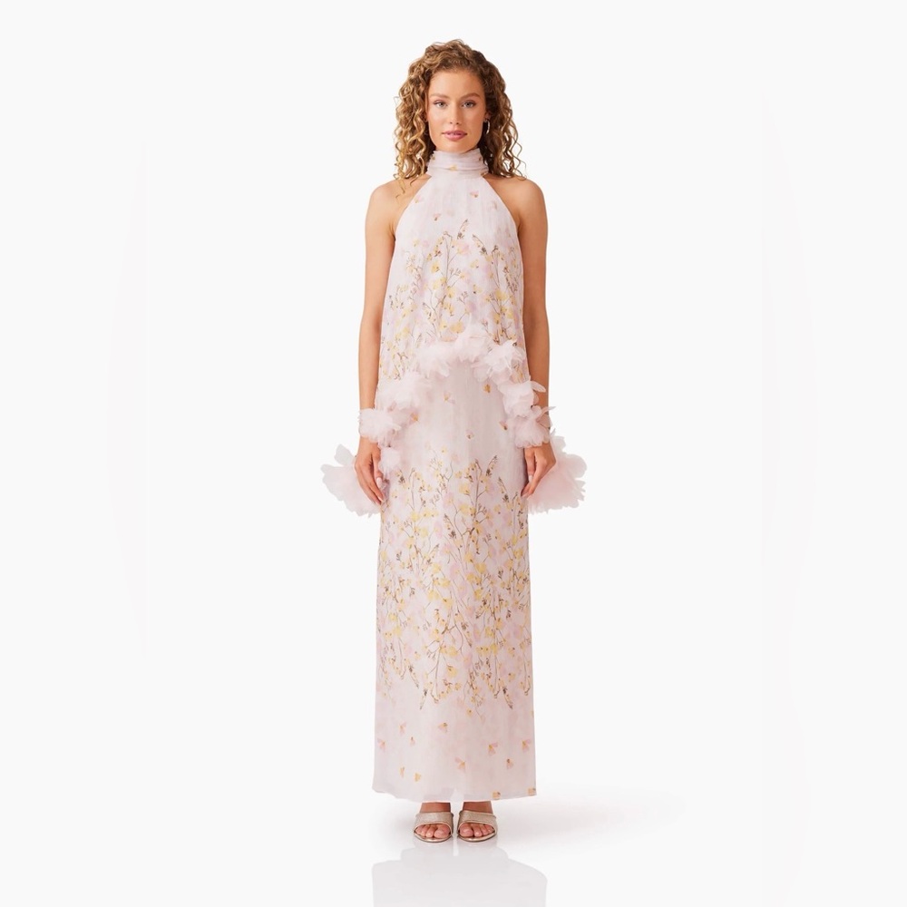 Elliatt Tulsia Floral Maxi dress in pink
